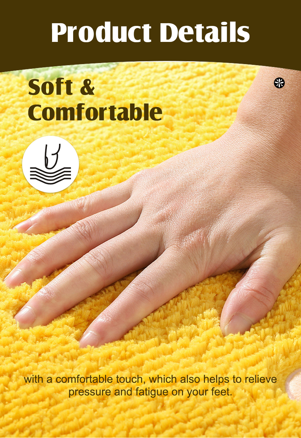 Bathroom Non-slip Fruit Floor Mat -4